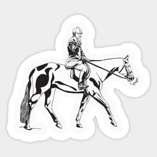 Camilla Parker Bowles Horsing Around (BLK Logo) Sticker